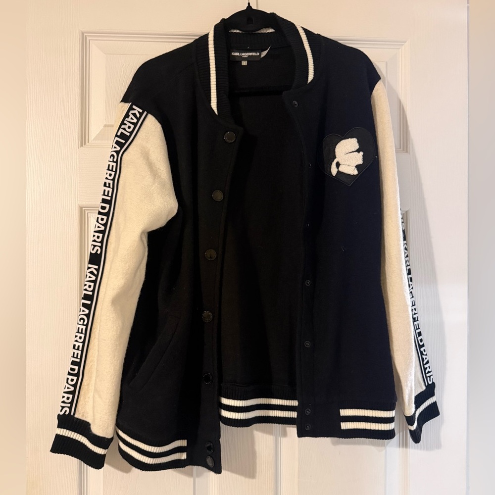 NWOT Karl Lagerfeld Wool Cardigan/Sweater